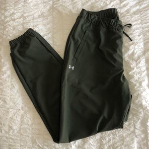 Under Armour joggers in army green